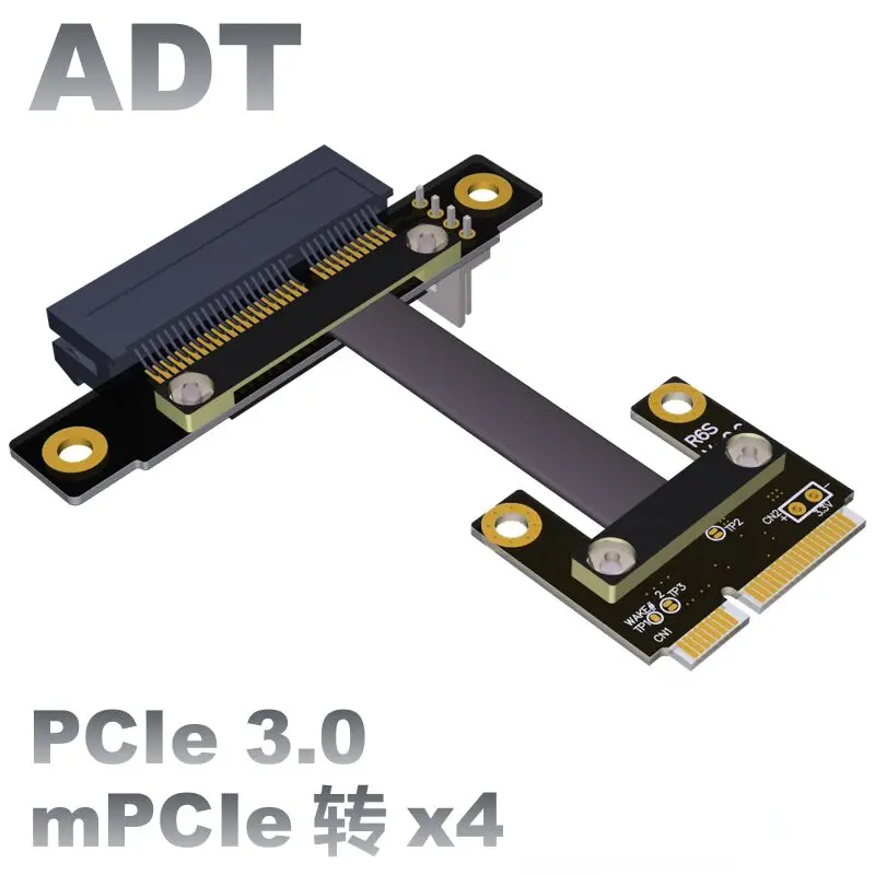 

Адаптер-удлинитель Mini-pcie mPCIe в PCI Express 3,0x4 PCIe x4 RAID NVMe SSD карта/карта LAN/карта захвата к расширению mPCIe