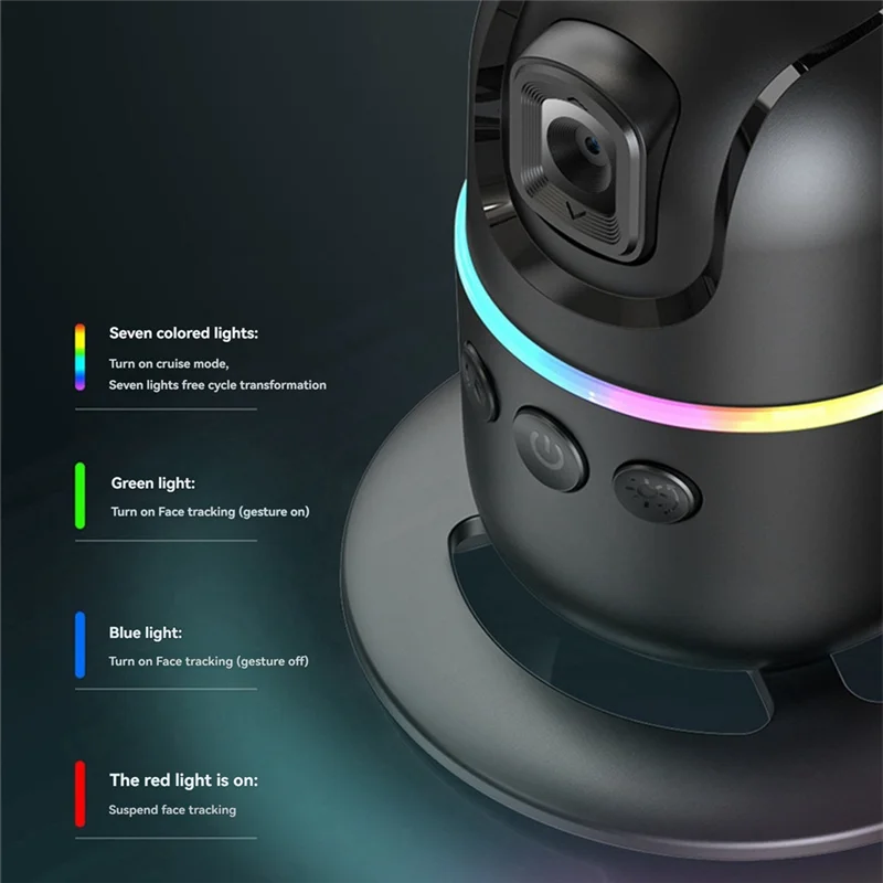 

Новости AI Smart Gimbal 360° ° Вращающийся подвес с автоматическим отслеживанием лица и двойной заполняющей подсветкой для держателя телефона-стабилизатора смартфона