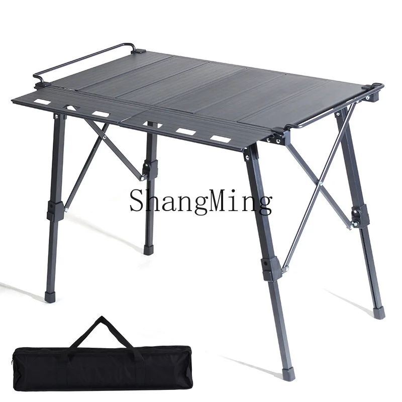 

PYH aluminum alloy outdoor leisure lifting folding table park picnic camping party barbecue can expand camping table