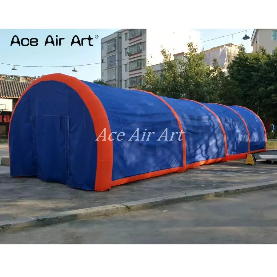 16 m L *7 m W *3.5m H Giant Portable Long Inflatable Tunnel Party Channel Tent