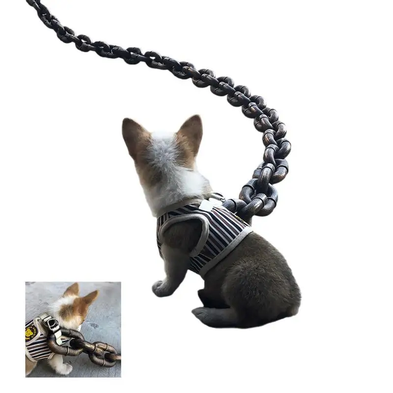 Dog Leashes 2M Simulation Plastic Large Dog Rope Puppy Chain Funny Puppy House Lines Pet Dog Leashes Shock-Absorbing Dog