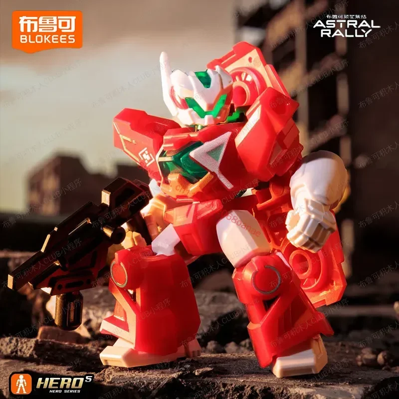 Official Blokees Astral Rally Star Edition Wave 1 Dawn Light Building Figure Blind Box Model Assemble Toy Gift HOT