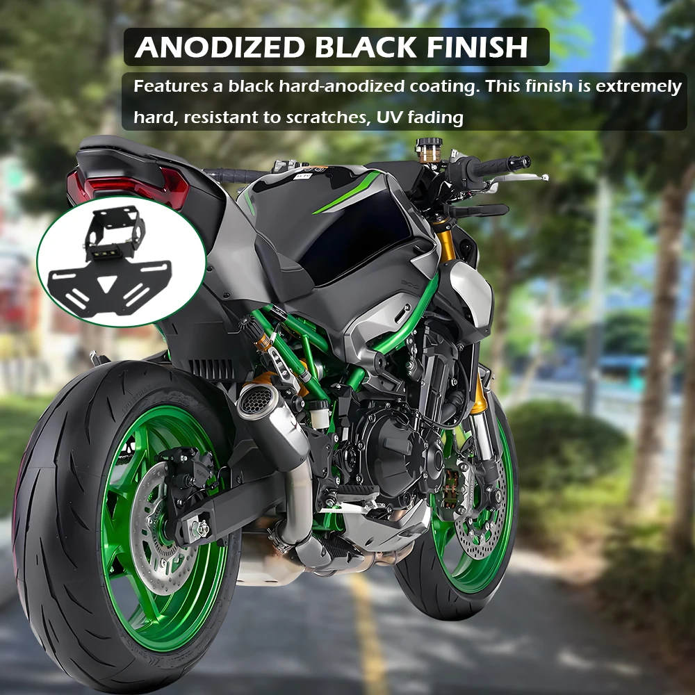 

Motorcycle License plate Frame Fender Eliminator LED Light Blinker Accessories For KAWASAKI Z900/Z900 ABS Z900SE Z-900 SE 2025