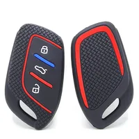 For MG 4 2023 Mg4 Ev MG HS GT ZS EV ZX MG5 MG6 3 Buttons Silicone Fob Key Cover Case Keychain for Roewe RX3 RX5 RX8 ERX5 I6 I5