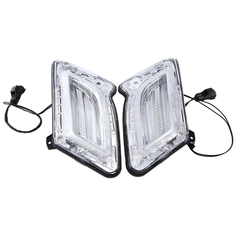 

Leading-1Pair Front Position Light Indicator Light 31278558 31278557 For Volvo S60 11-13 LED Daytime Running Parking Lights