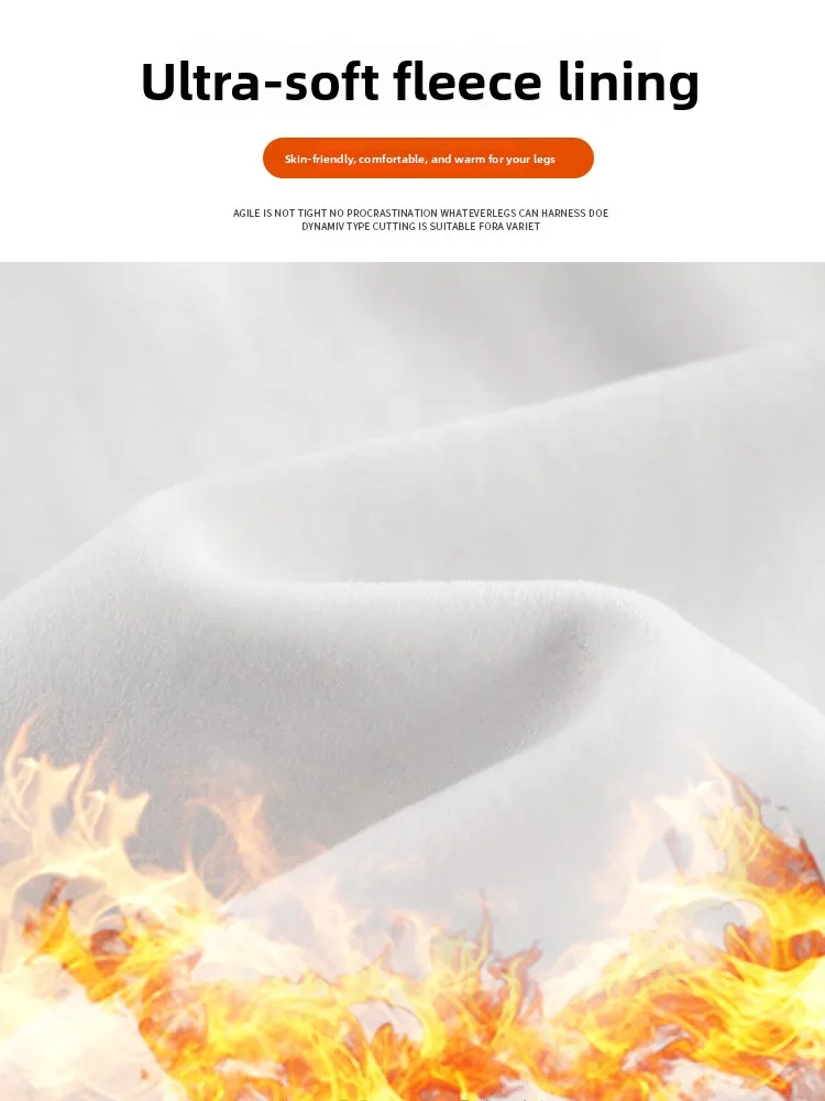 Damen Fce-gefütterte Micro-Flared-Hose, Bla, lässige Yoga-Hose, hohe Taille, Baumwollmischung, dehnbare Hose für Herbst und Winter