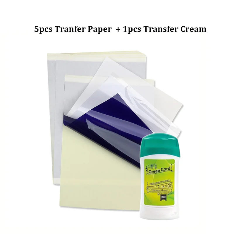 

Tattoo Transfer Papers Gel Stencil Gel Tattooing Transfers Cream Henna-style Transfer Paper Sheets Tattoo Supplies Transfer Kit