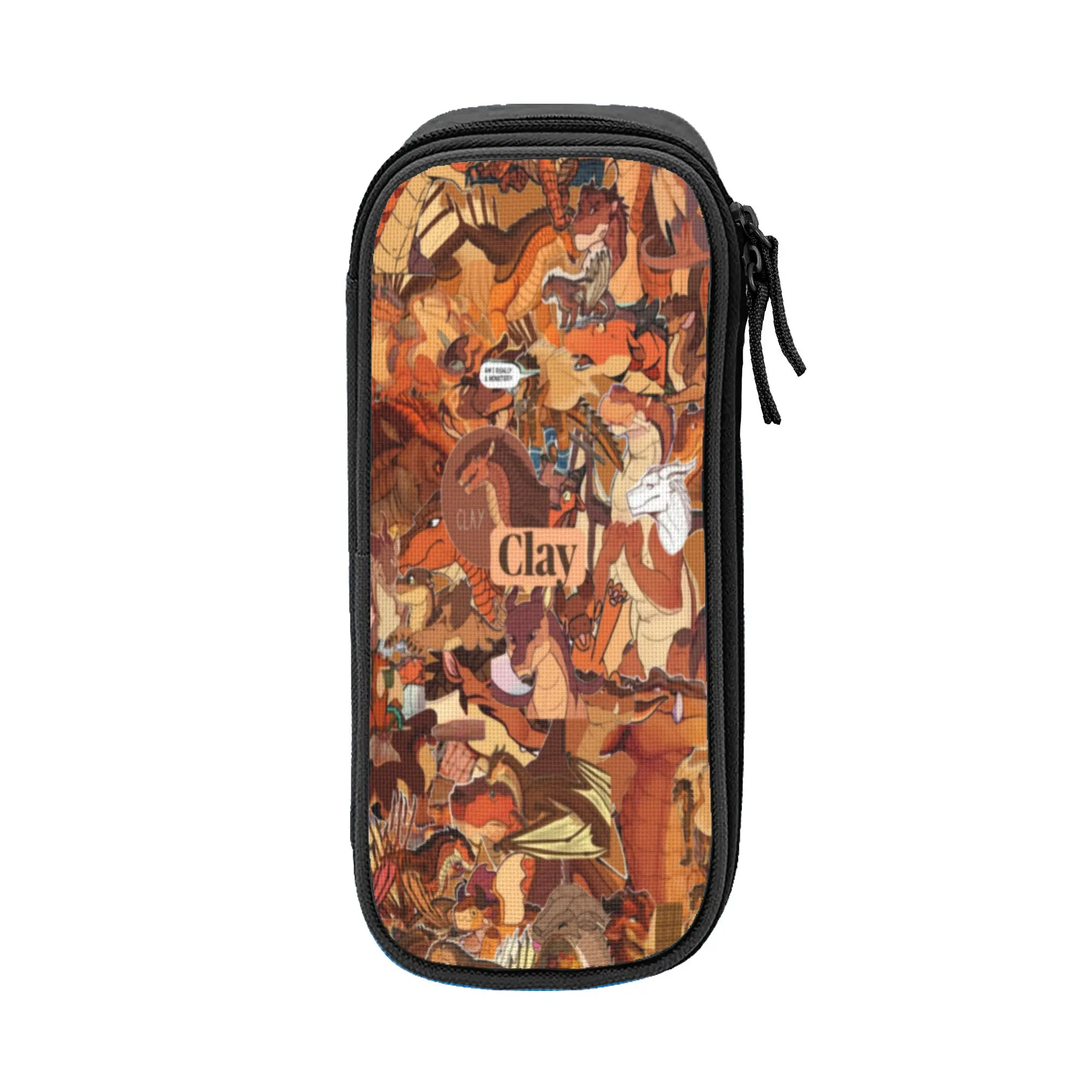 Fashion Wing Of Fire dragon Pencil Case  Pencilcases Pen for Girls Boys Large Storage Bag Office Zipper Stationery