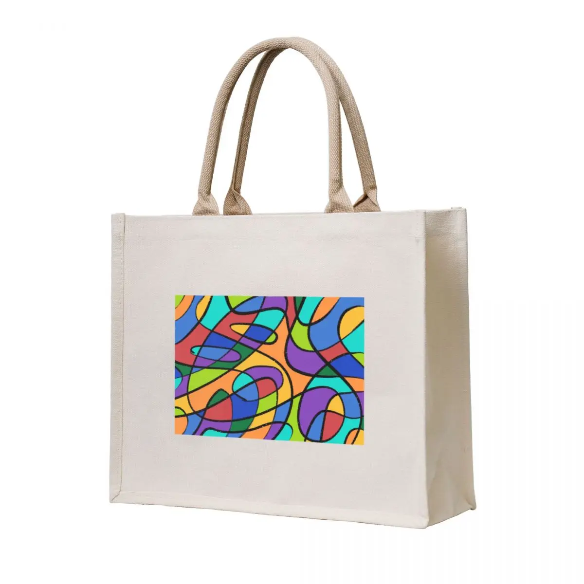 

squiggle Tote Bag Shopper handbag handbag free delivery bags canvas tote