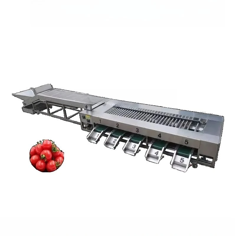 Commercial Sorting Grading Machine Avocado Tomato  Mango Melon Potato Size Sorting Machine|Cherry Tomato Grader