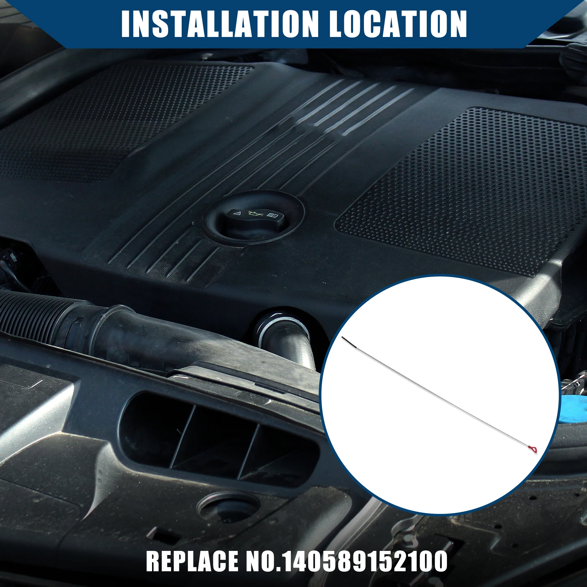 UXCELL-Indicador de nível do óleo do motor, vareta para Mercedes W140 W220 W202 W211 W203 W204 W163 R170 R12 W208 W221 W210 C216