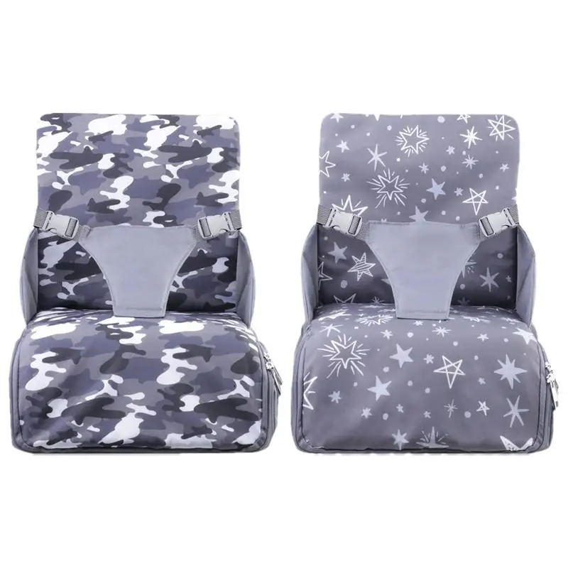 

Portable Kids Dining Chair Booster Cushion foam Seat Cushion Anti-slip Mat Kids Dining Table Seat Booster Cushion Removable