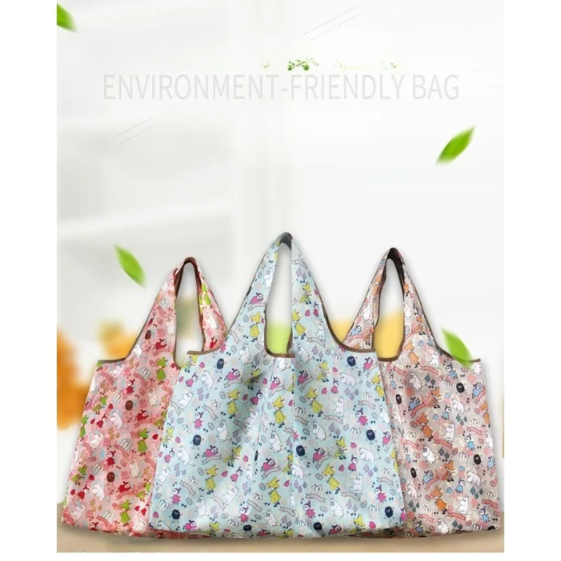 

New Moomin Eco-Friendly Reusable Bags Anime Figure Little My Anime Merchandise Decoration Waterproof Cartoon Convenience Pack