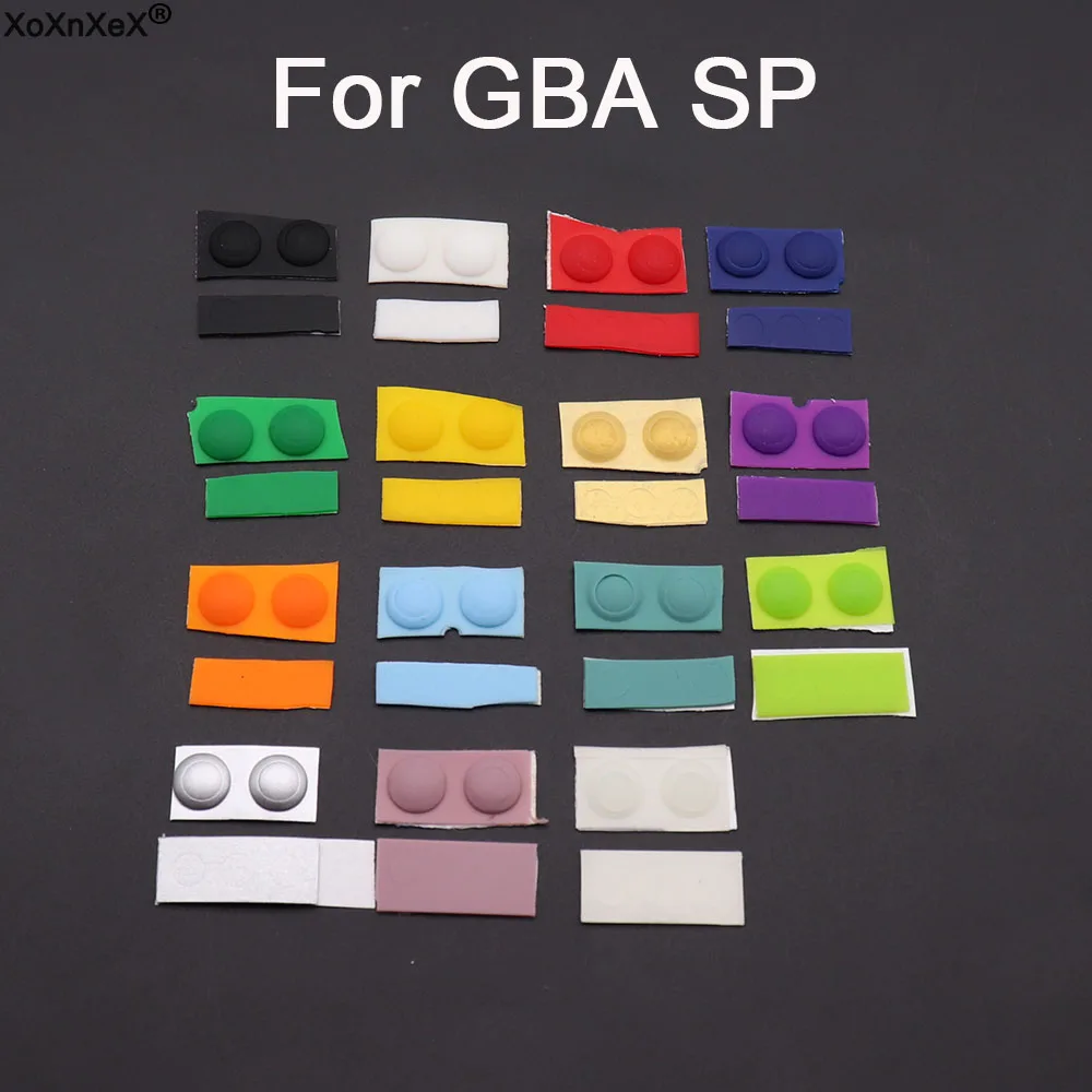 1/5PCS For GBA SP Replacement Screw Dust Plug Cover Rubber Plug For Gameboy Advance SP Shell Housing Luminous Rubber
