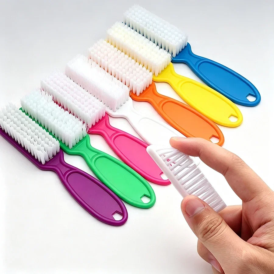 2/5Pcs Nail Cleaning Brush Set, Portable Handheld Nail Scrub Brush for Manicure Pedicure, Kitchen Bathroom Cleaning