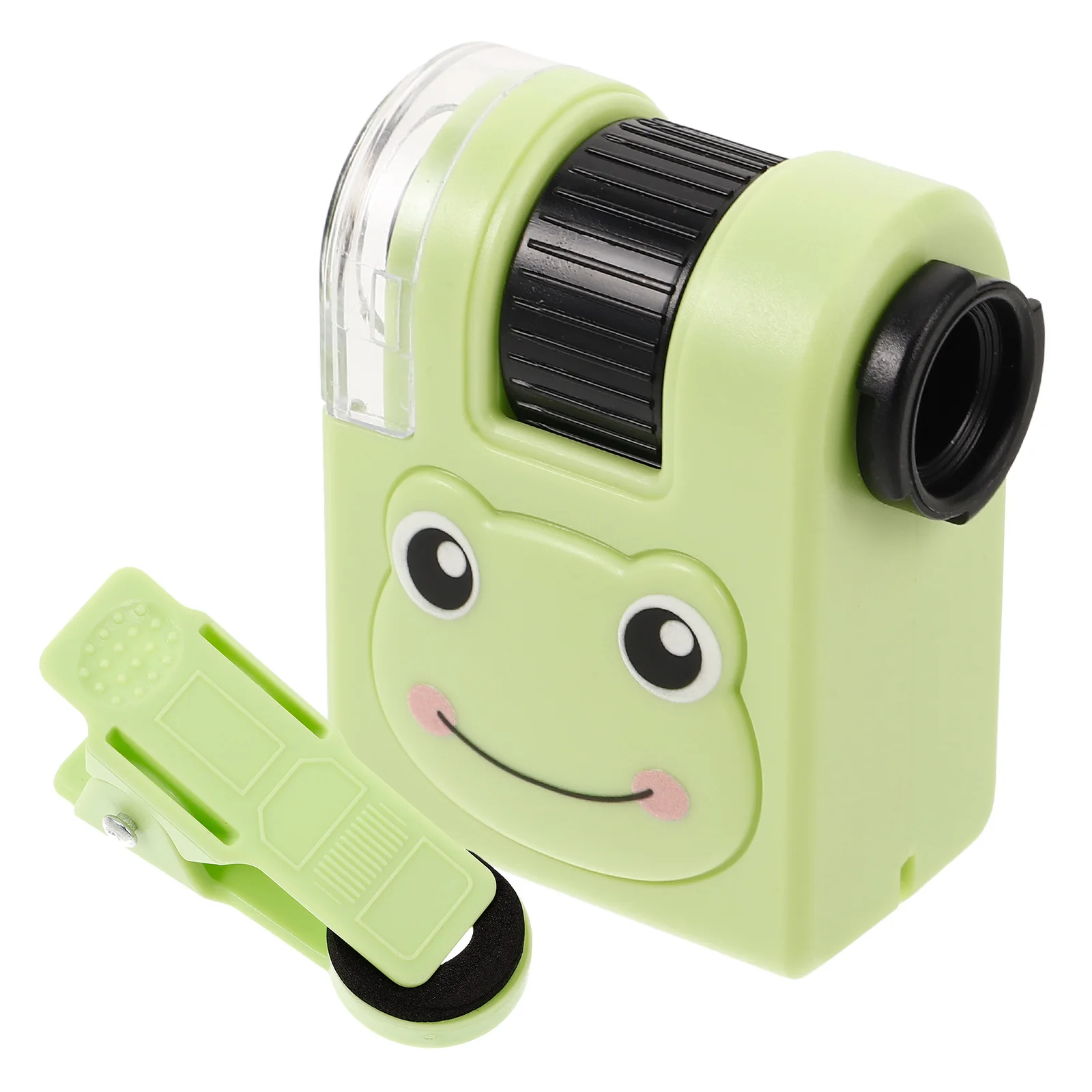 مجهر الجيب المحمول للأطفال يده LED مصباح علم الأحياء المكبر تجربة ملحق مجهر الجيب #2