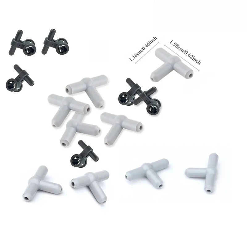 

DIY Пневматический Т-образный соединитель (фитинг) для конструкторов, 2-ходовой соединитель для сжатого воздуха, детали MOC, 6020189 99021