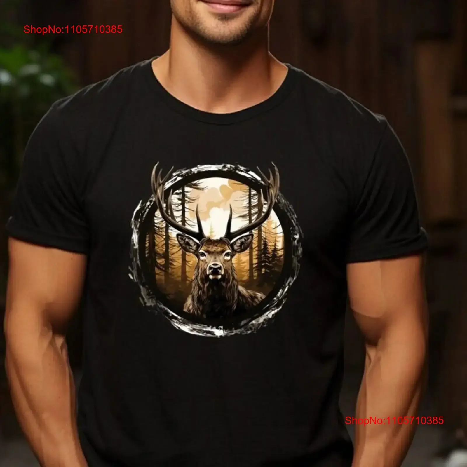 Whitetail Trophy Buck Deer Heavy Cotton T Shirt vintage Washed Comfortable streetwear Slightly Soft Breathable fashion homme