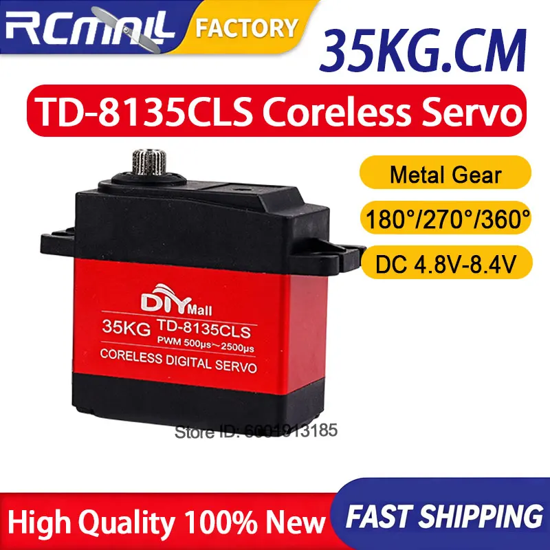 35kg-digital-servo-coreless-motor-high-torque-metal-gear-steering-servo-compatible-with-rc-crawlers-diy-robotics-engineering