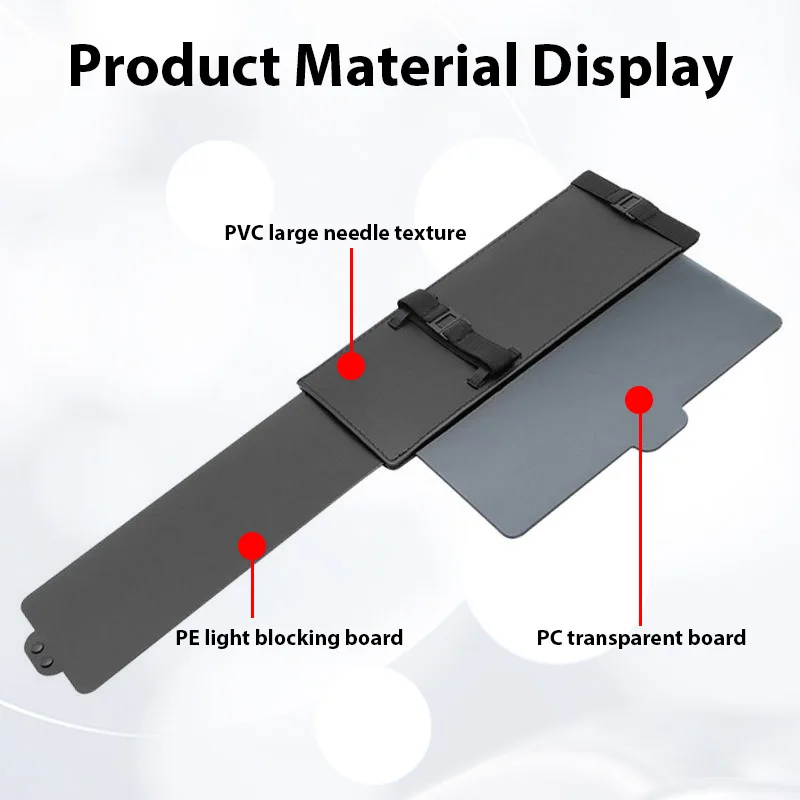 1Pcs Car Sun Visor Extender Anti-glare Sun Blocker Car Window Sunshade And UV Rays Blocker Universal For Cars Accessories