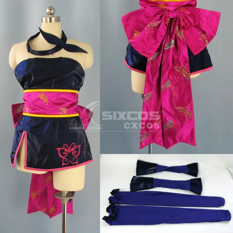 

Ayane Cosplay Costume GOOD quality include long stocking 110