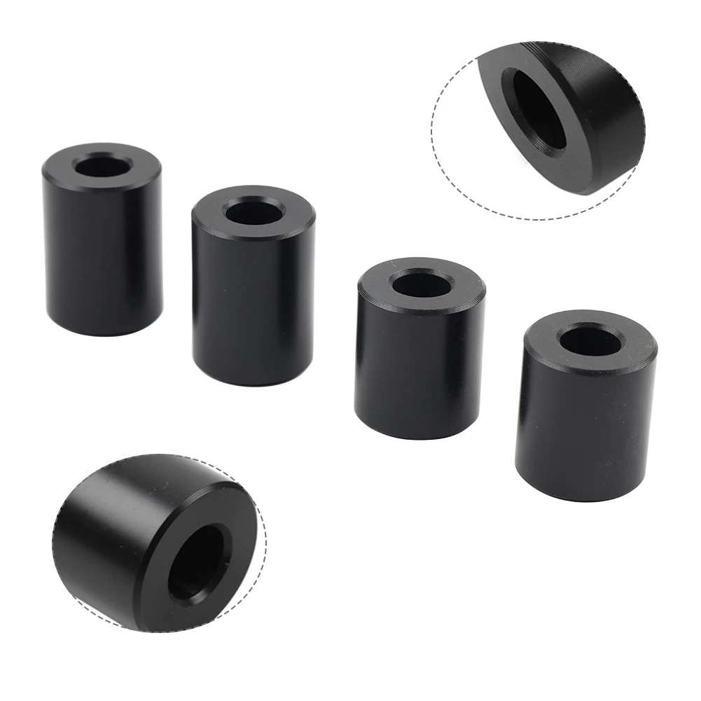 4 Pcs Motorcycle Rear Shock Bushings 7041770 For Polaris Sportsman 400 500 Worker 500 1999-2001 Plastic Black