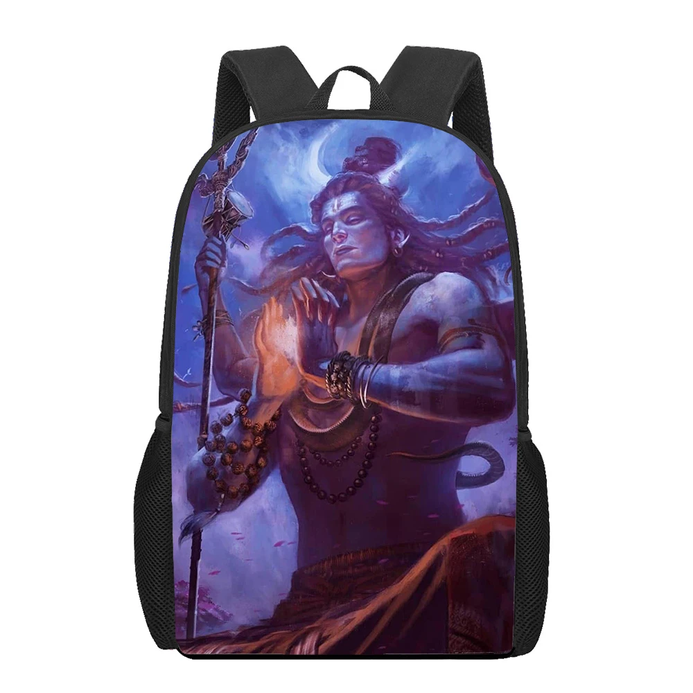 Shiva 3D Print School Bag for Teenager Girls Primary Kids Backpack Book Bags Children Bookbag Satchel Plecak o dużej pojemności