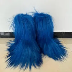Snow Boots Real Goat Hair New Warm Fashion Style High Quality Wool Factory Wholesale for Women