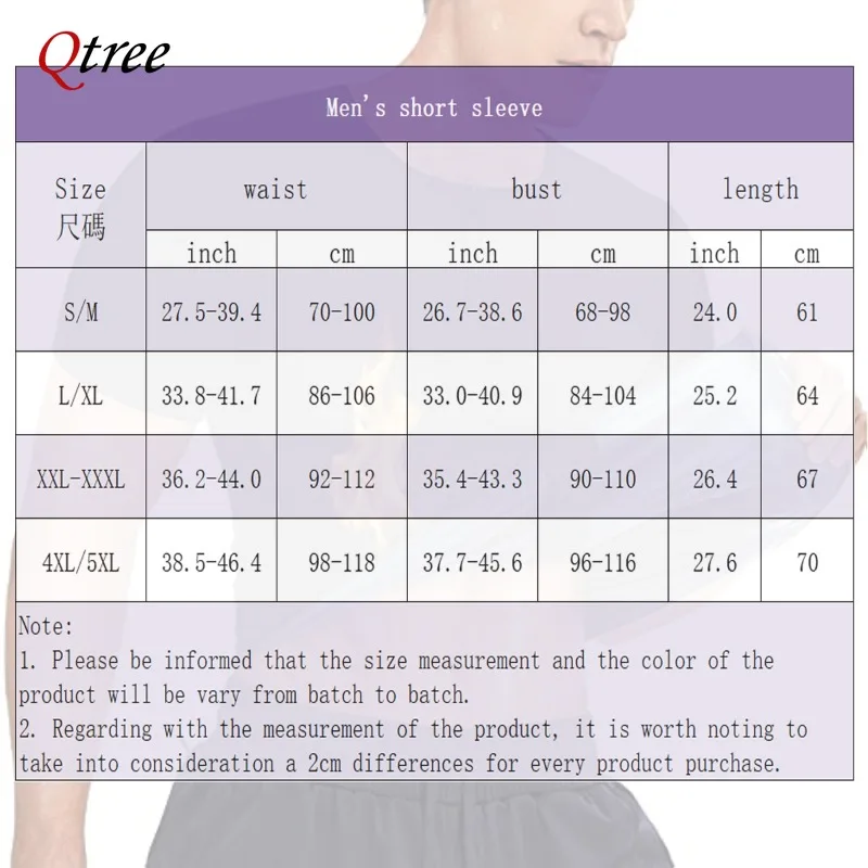 Qtree Men Sauna Body Shaper Vest Waist Trainer Slimming Tank Tops Shapewear Corset Gym Zipper Tummy Control Belly Trimmer Suits