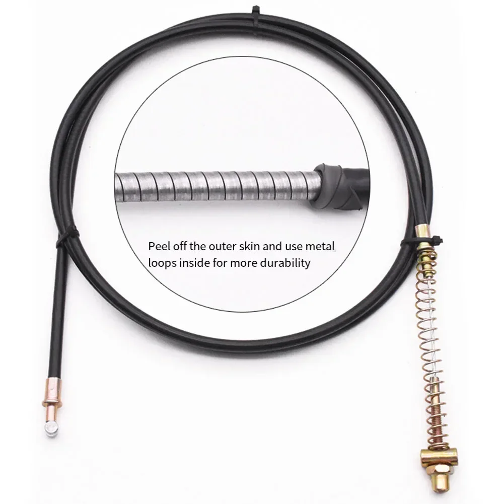 Front Drum Brake Line Electric Bike Rear Moto Ebike Electric Vehicle Brake Cable Compatible Ebike Rear Feature