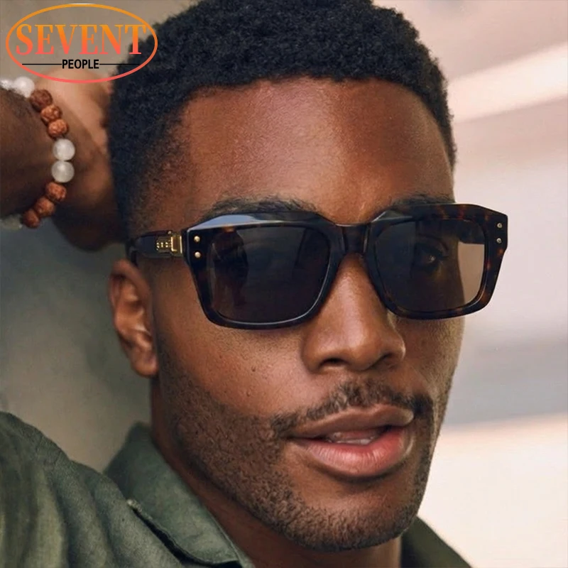 

Vintage Polarized Square Punk Sunglasses Men 2025 Luxury Brand Trendy Steampunk Driving Sun Glasses Retro Shades For Male UV400