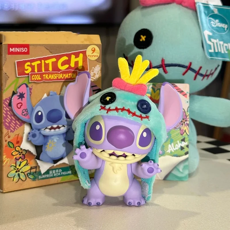 Stitch Cool Transformation Series Blind Box Action Figure Leuke Garage Kit Collectie Speelgoedornament Mystery Box Girl Verrassingscadeau