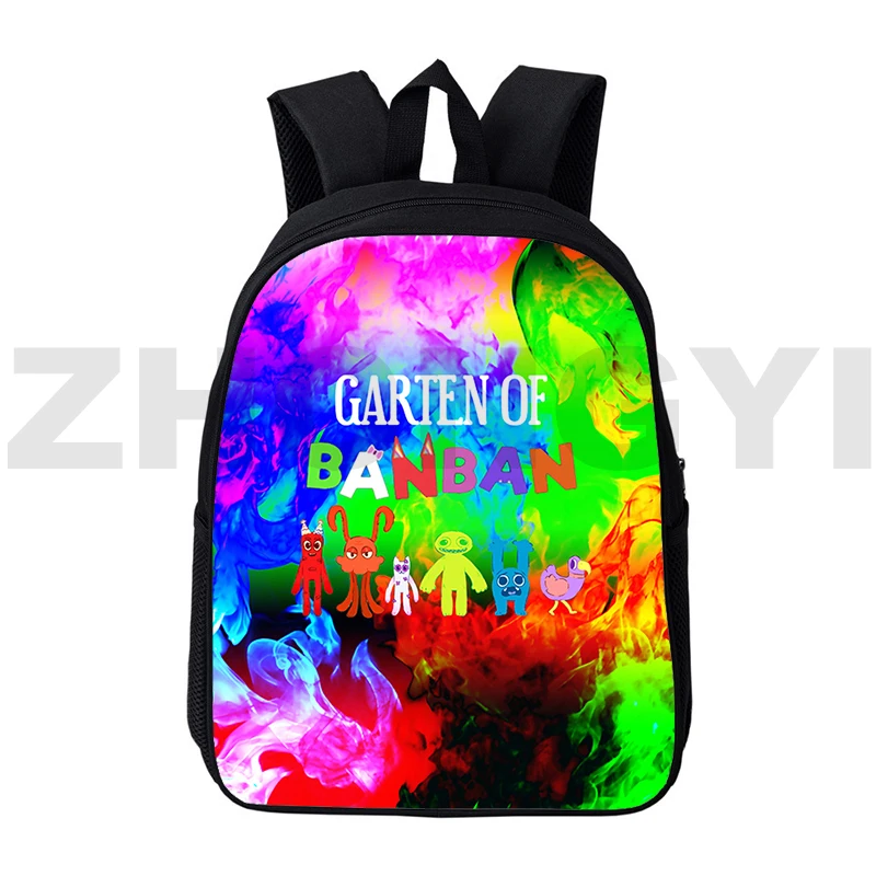 

Anime Bookbag 16 Inch Garten of BanBan 2 Backbag Sac A Dos Garten of BanBan Backpack Men 3D Print Schoolbag Canvas Travel Bag