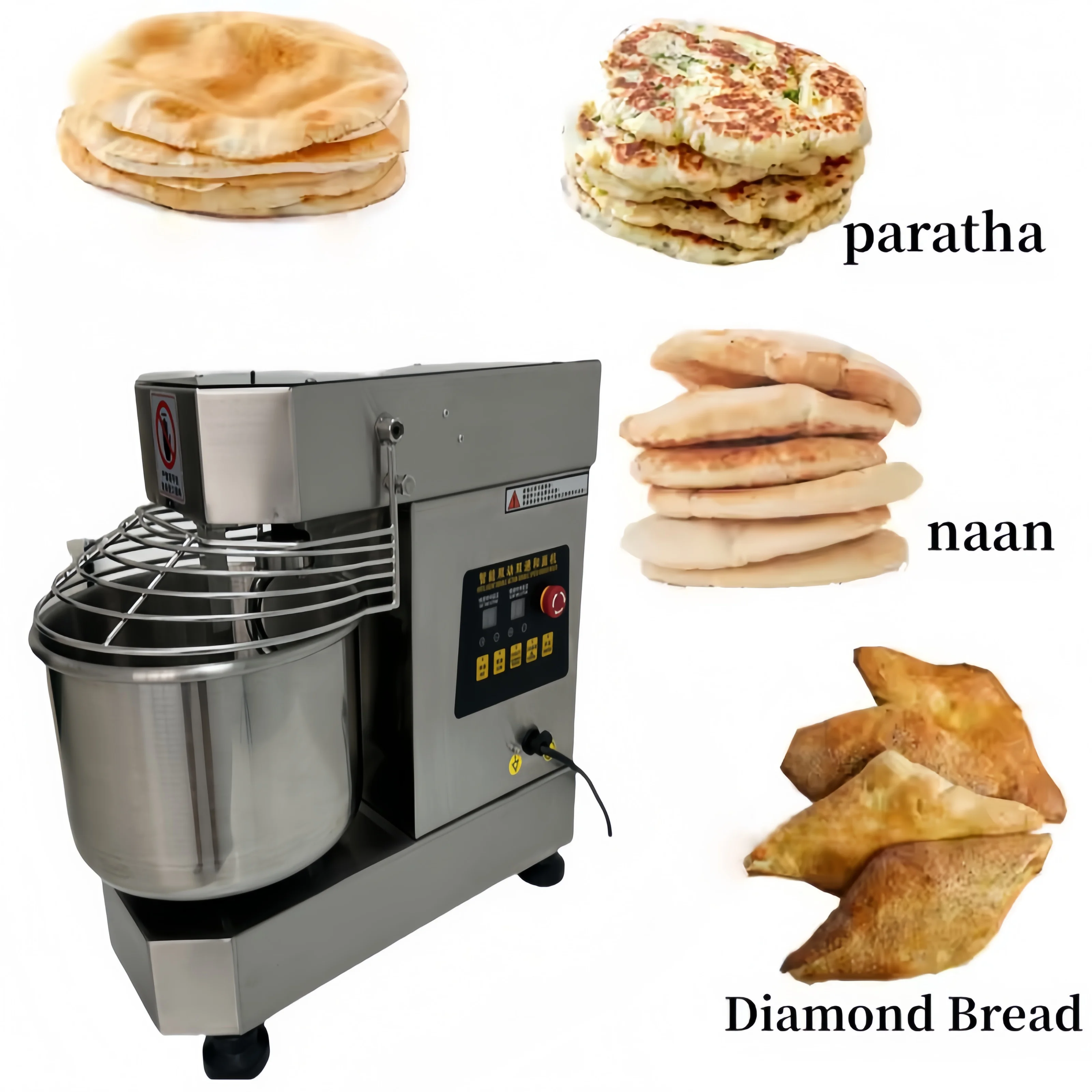 آلة عجينة الخبز 7L / آلات خلاط حلزوني / آلة خلط عجين الخبز الدقيق الحلزوني / خلاطات الطعام الحلزونية