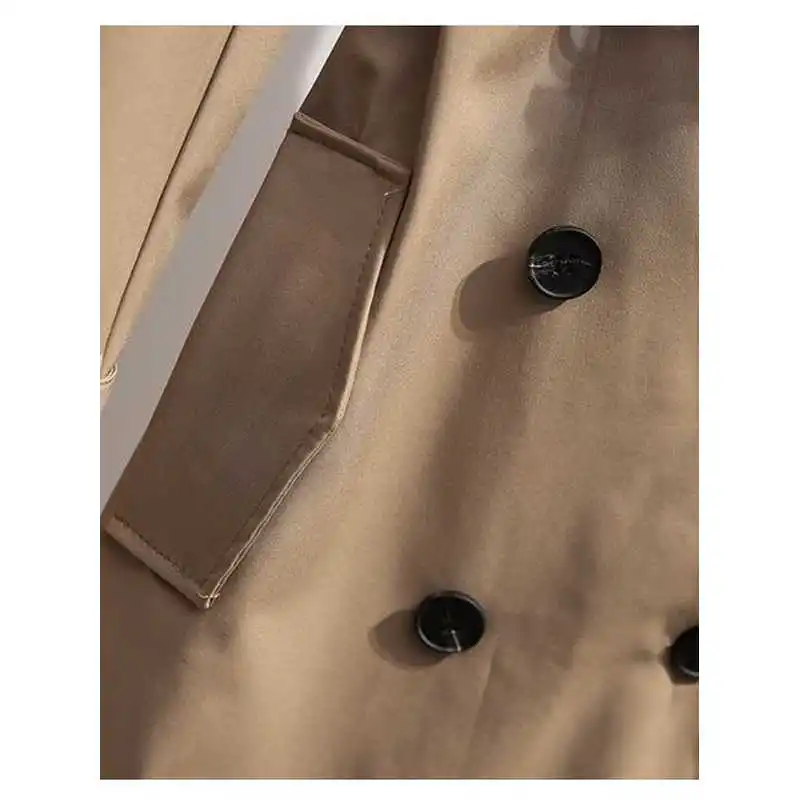 

Новая женская ветровка Briti Sle Western, свободного кроя, с воротником-стойкой, удлиненная, средней длины, двубортная, из полиэстера...