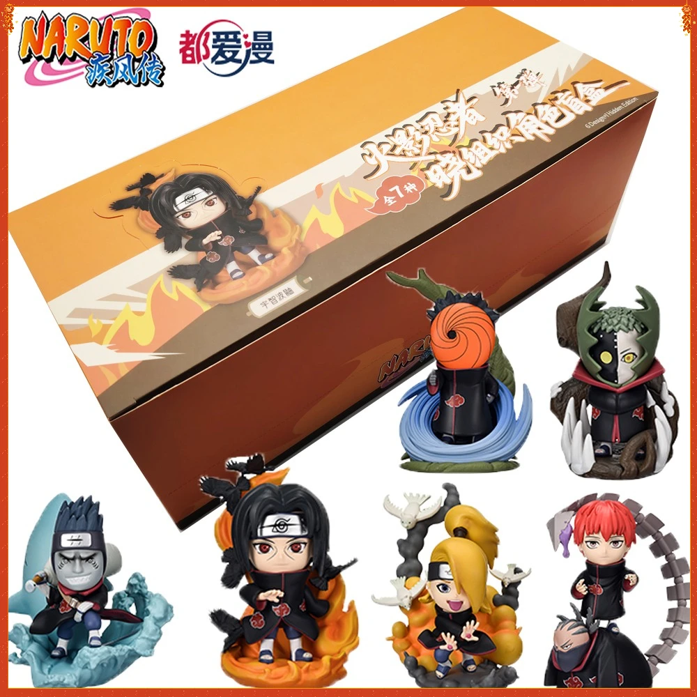 

Новая оригинальная серия персонажей Наруто Акацуки, слепая коробка, высокое качество, креативная изысканная трендовая модель, игрушки, украшение для рабочего стола, подарки