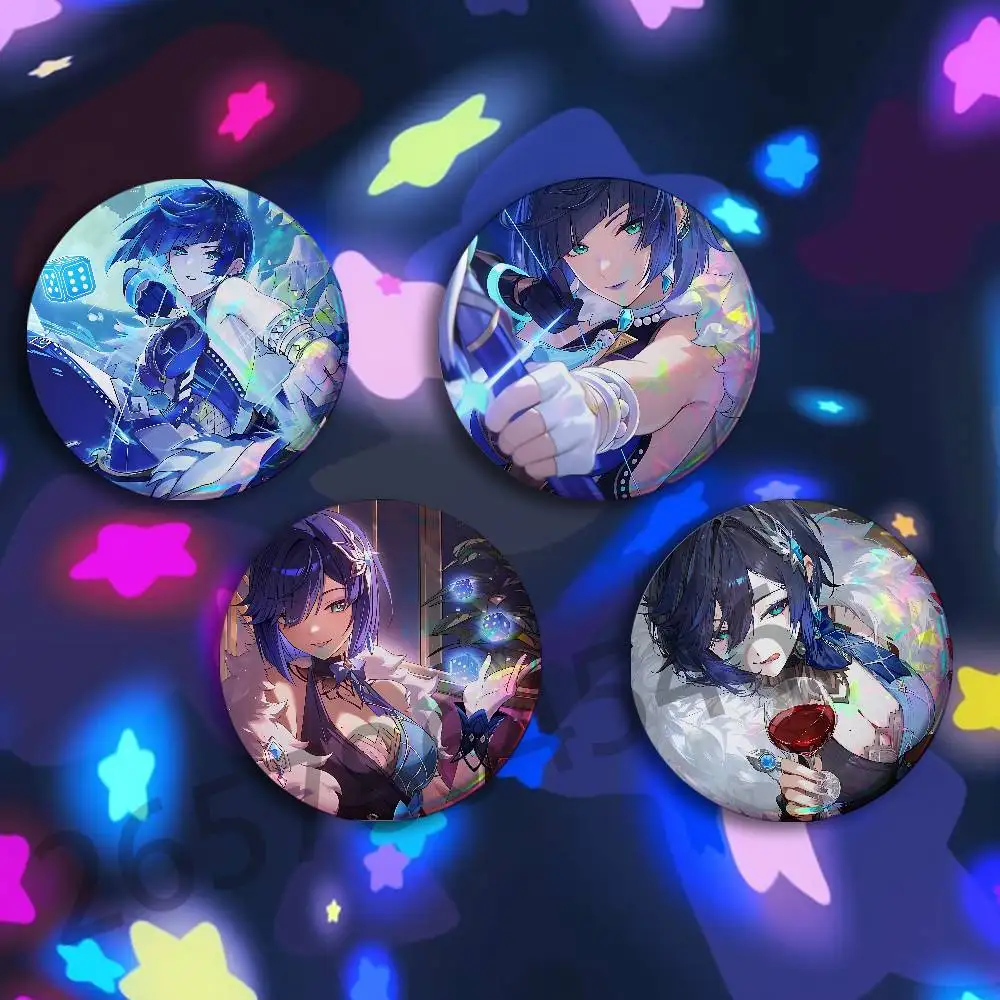 Y-Yelan Game Badges 25 32 44 58 75 mm Round Customizable Wholesale Fan goods Self-made fan freebies TH