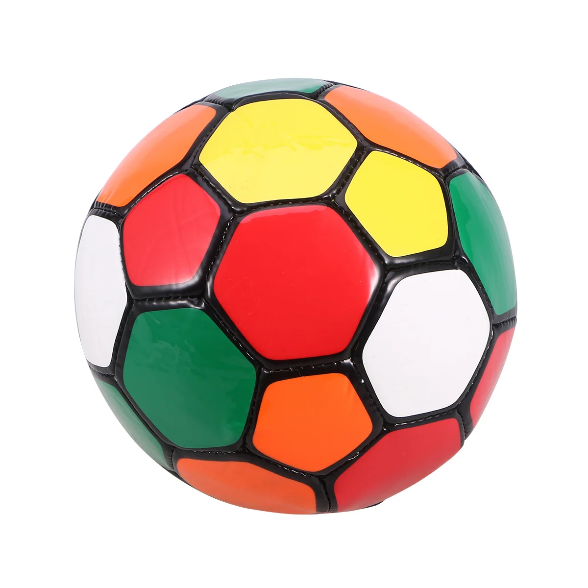 

1Pcs Inflatable Children's Football PVC Ball Small Size Easy Inflate Portable Soccer Ball for Outdoor Indoor Play