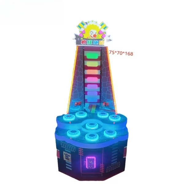 High Quality Coin Operated Hercules Arcade Game Machine Indoor Sport Strength Test Hammer Master-English Version