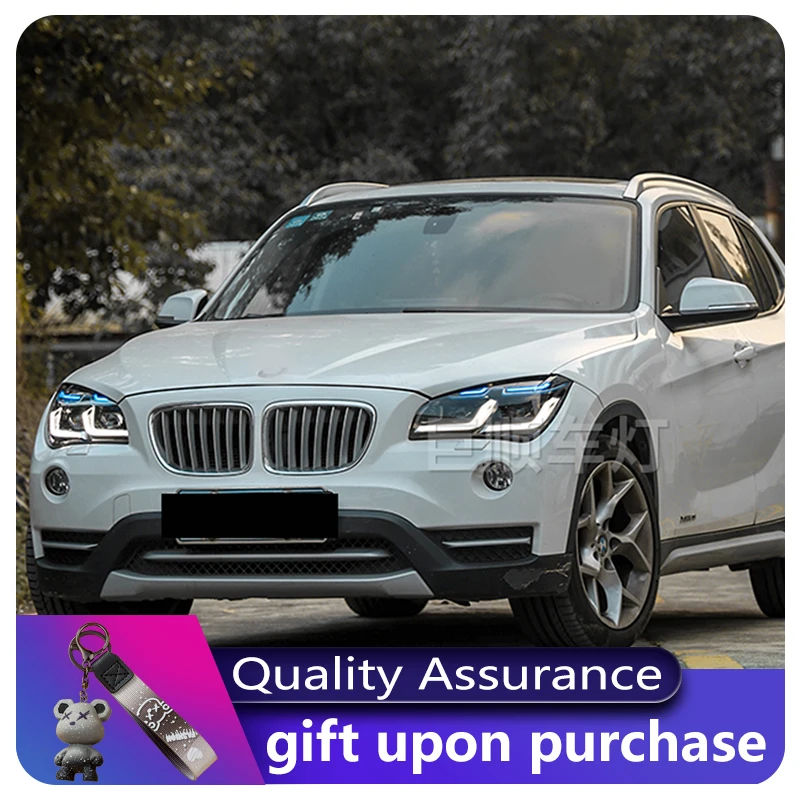 BMW X1 E84 F49 2010-2015 용 헤드라이트, 전면 램프, 풀 LED DRL 타입 조립, 자동차 액세서리, 새로운 스타일