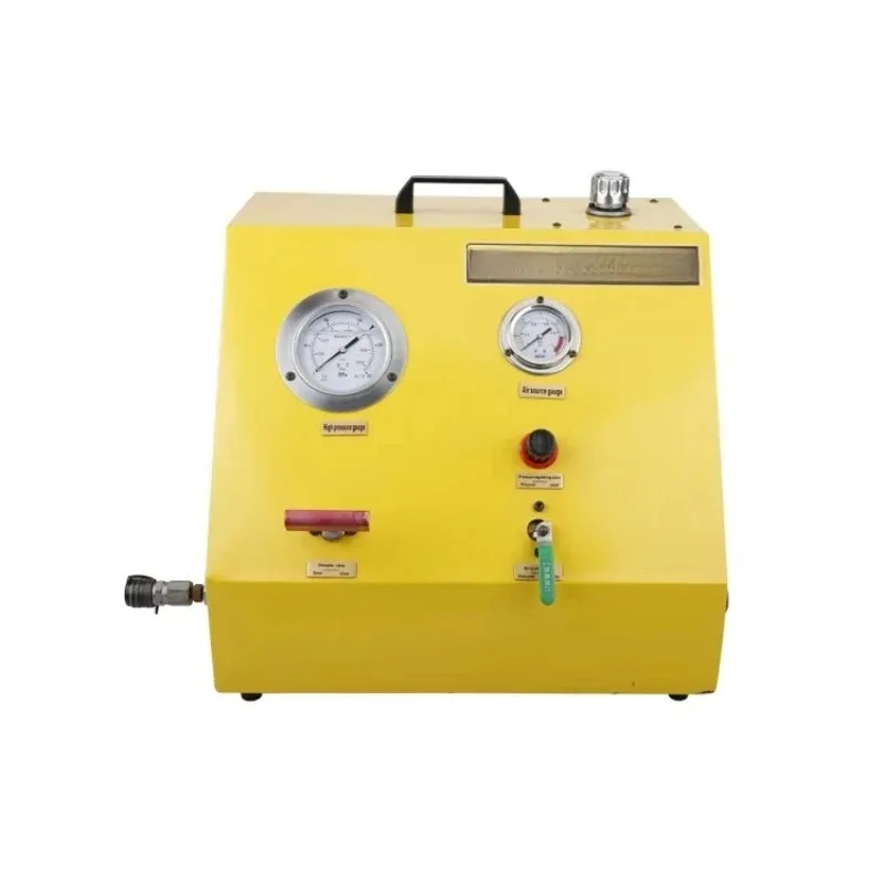 Industrial Ultra High Pressure 4000BAR/58000PSI Air Driven Pneumatic Piston Oil Transfer Pump OEM Machining QDB-400