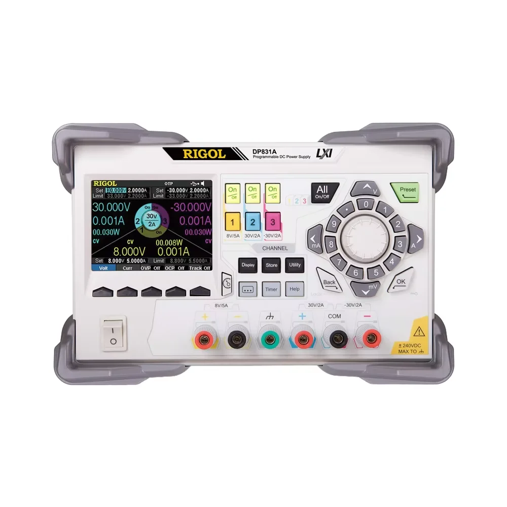 

DP831A Triple Output Programmable Linear DC Power Supply 160W High Precision Bench Lab Equipment