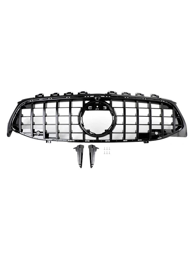 Artudatech Black Front Bumper Grille Grill Fit Mercedes CLA Class W118 C118 2020-2024 GTR