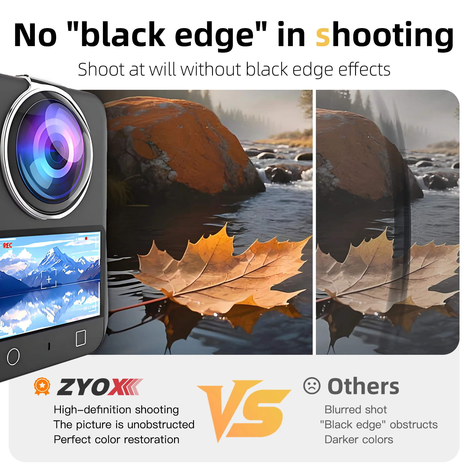 Protection d'objectif pour DJI Osmo 360, protecteur d'objectif en matériau PC haute transparence pour caméra DJI Osmo 360, accessoires anti-rayures