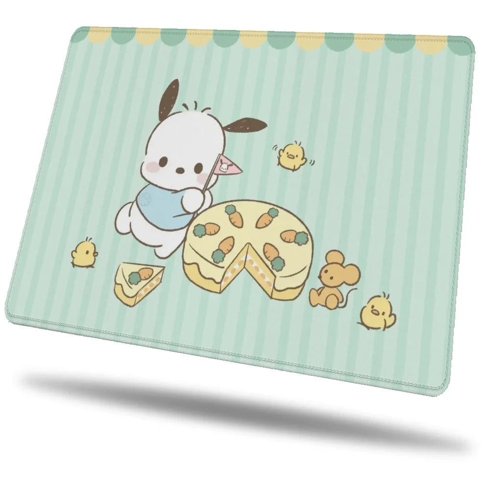 Tapis de jeu Pochacco, petit tapis de clavier, polymère de bureau, accessoires de jeu PC, tapis de souris Anime, sous-souris, ordinateur portable, table d'ordinateur