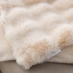 Bubble Rabbit Blanket Flannel Four Seasons Nap Sofa Blanket Coral Velvet Leisure Air Conditioning Cover Blanket