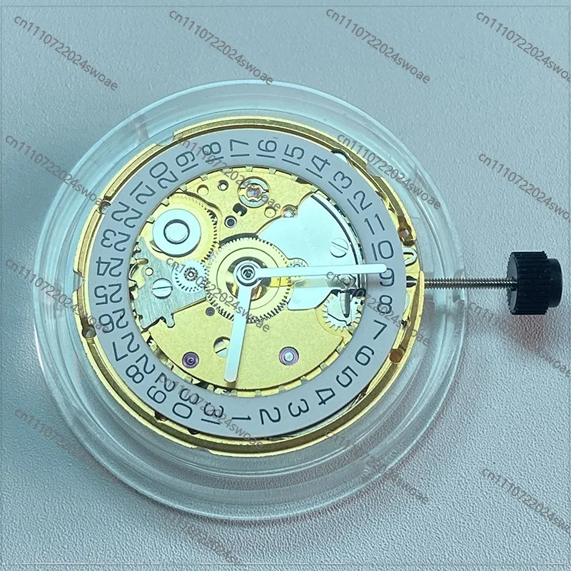For 2824 Automatic Mechanical  Movement, 28800 VPH, 3 Hands, Date, Shock Absorber, Stop Second Function