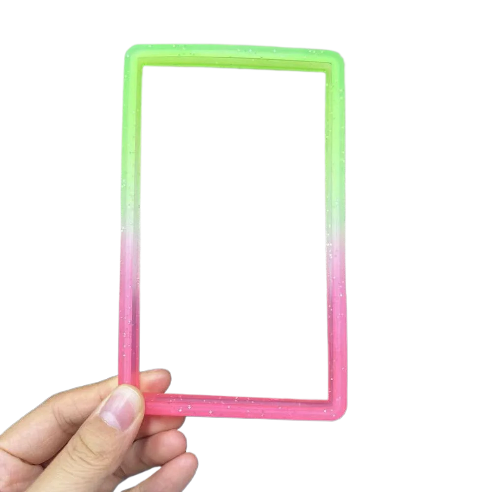 

4PCS Gradient Graded Card Slab Bumper Guard Protector glitter Skin TPU fit for P-S-A