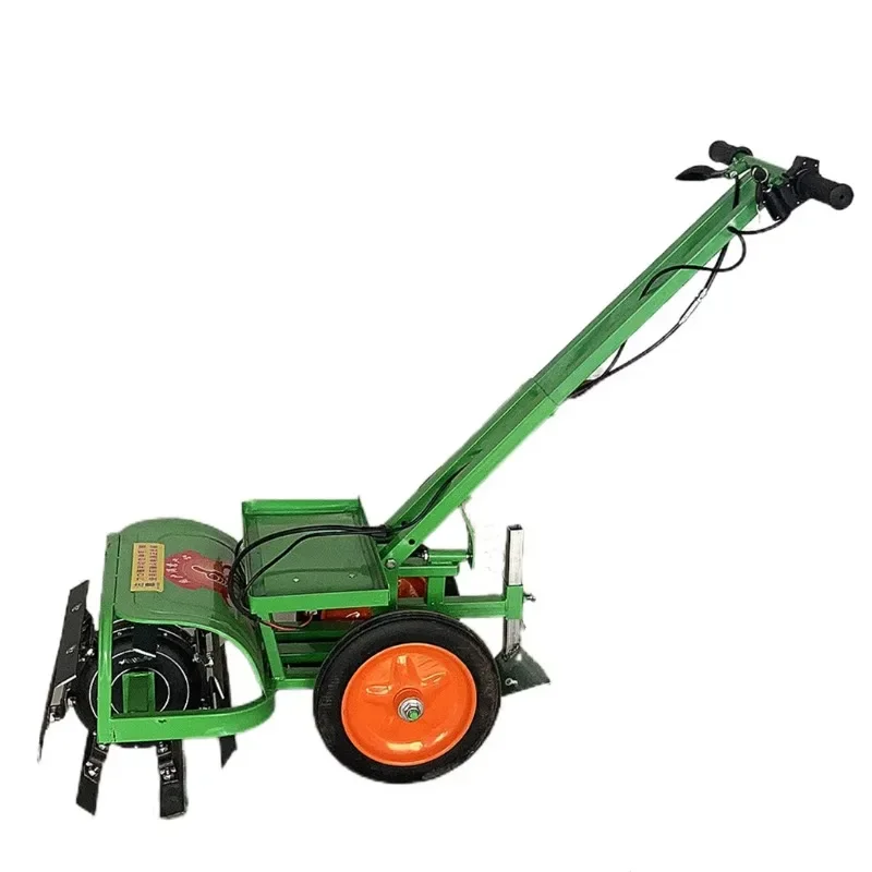 Electric self-propelled weeding cultivation tractor machine translation soil ditch multi-functional gardening supplies