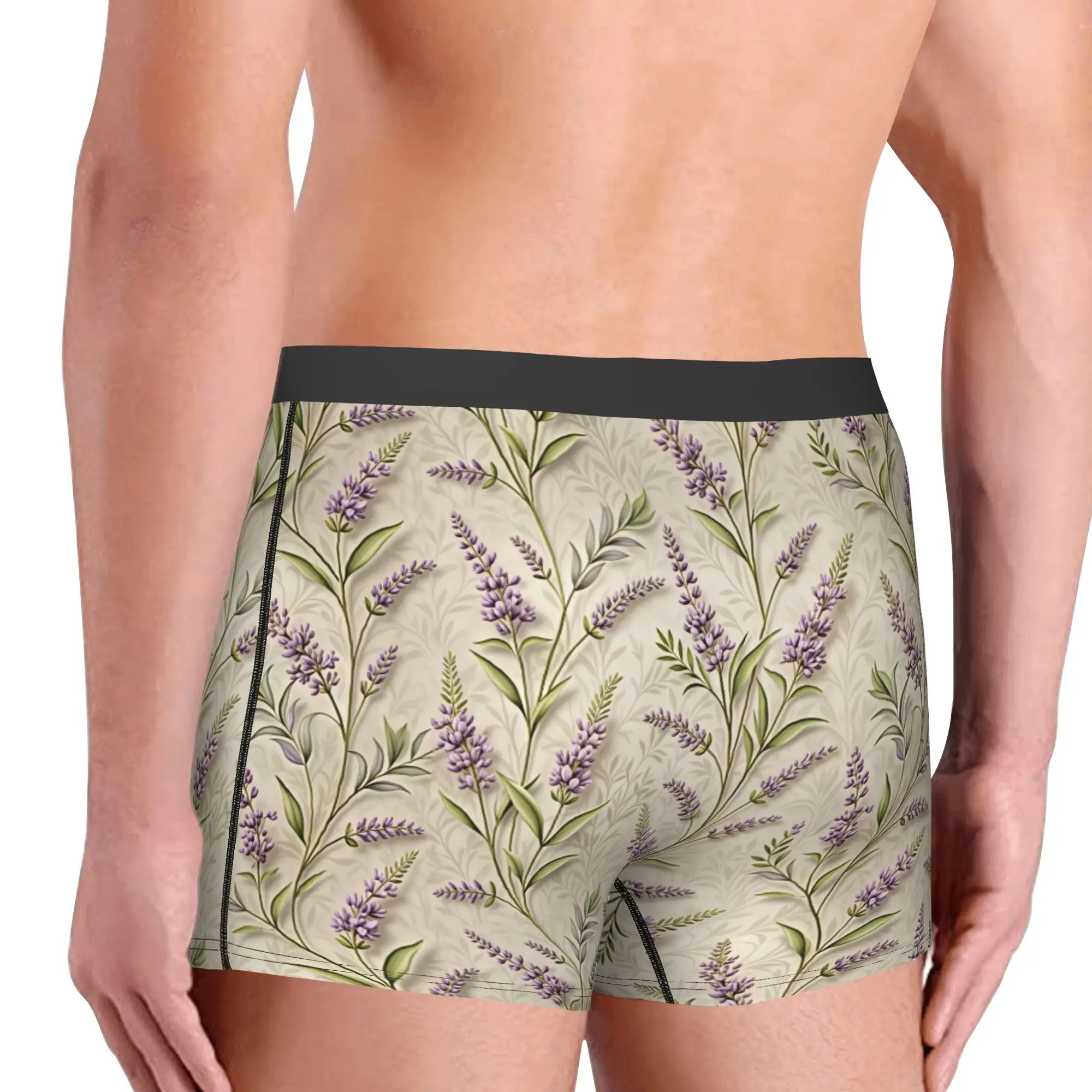Fashion Trend 3D Flowers Boxers Shorts Mens Luxury High 3D Floral Briefs Underwear Fashion Underpants